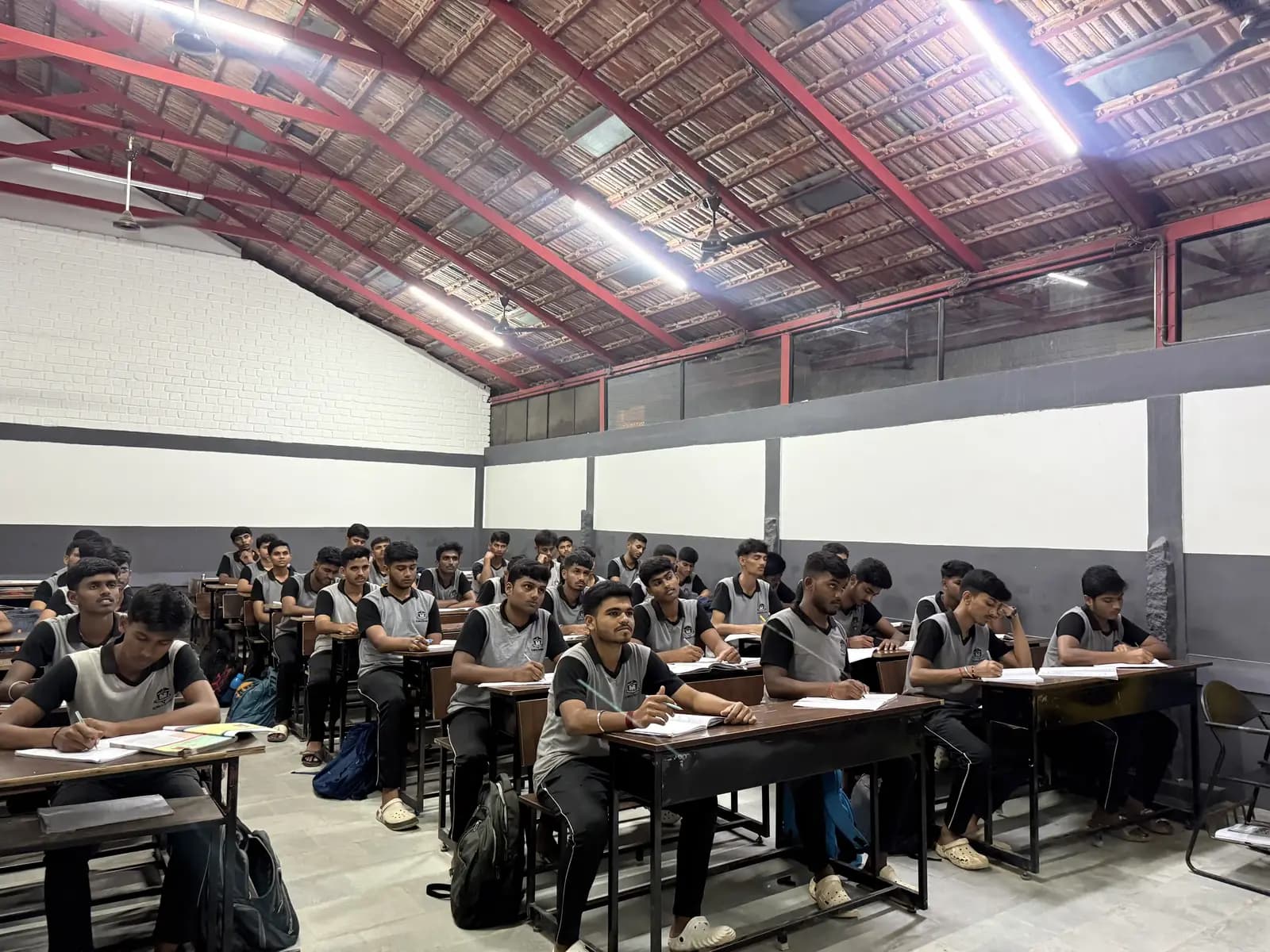Freddie House students at the night study hall