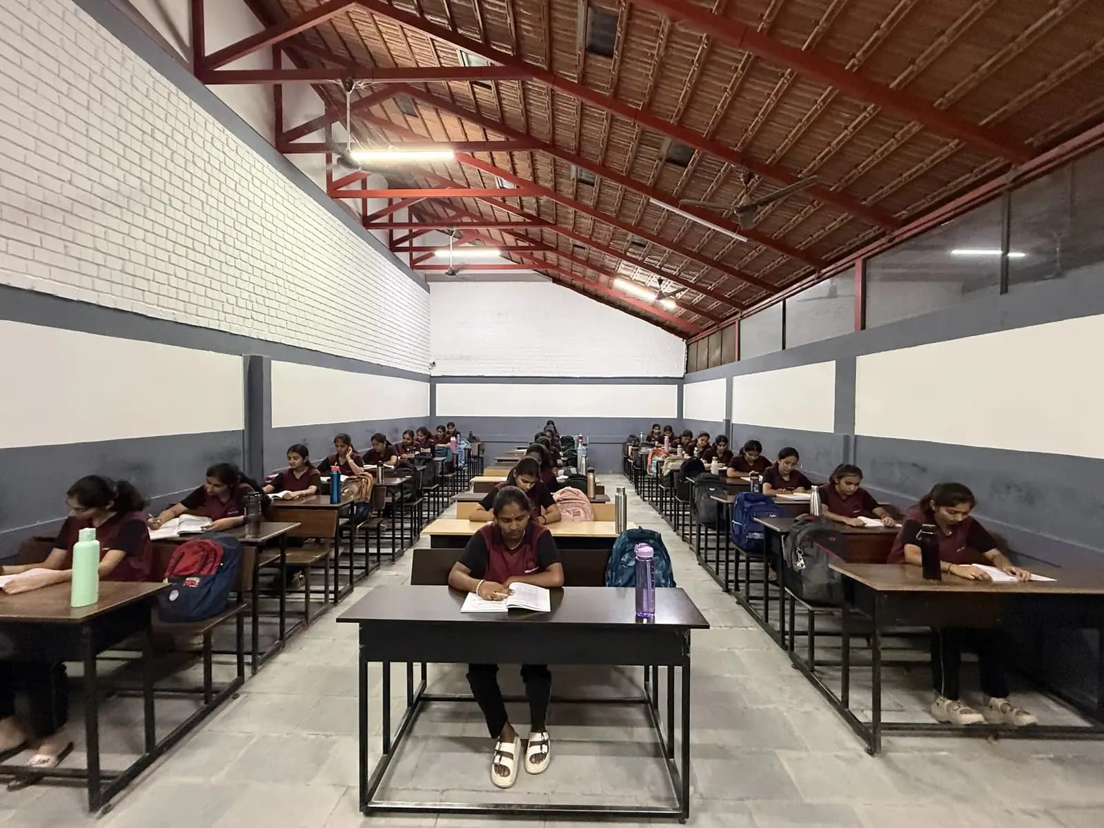 Maggie House students at the night study hall