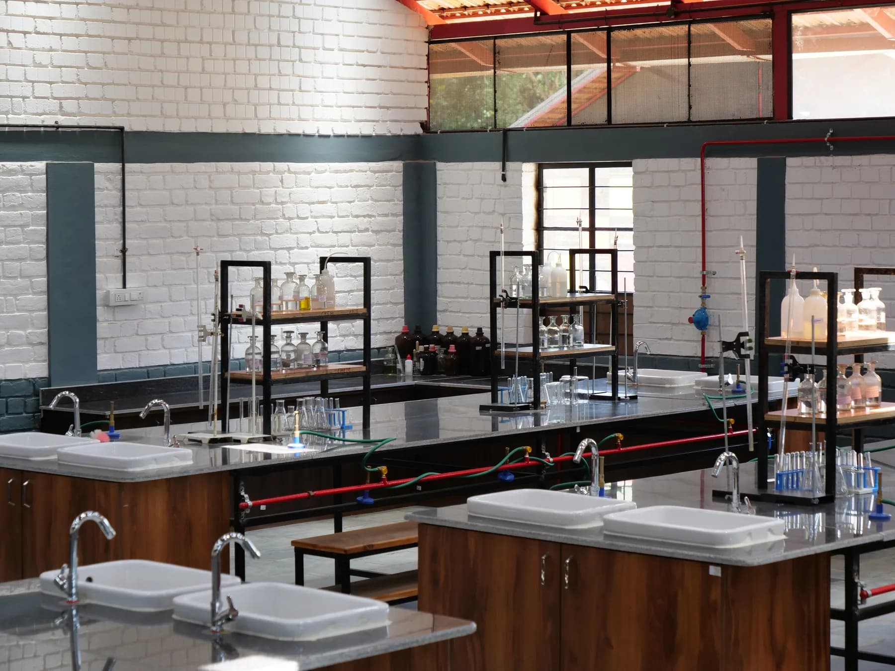 Chemistry laboratory at St. Mary's PU College