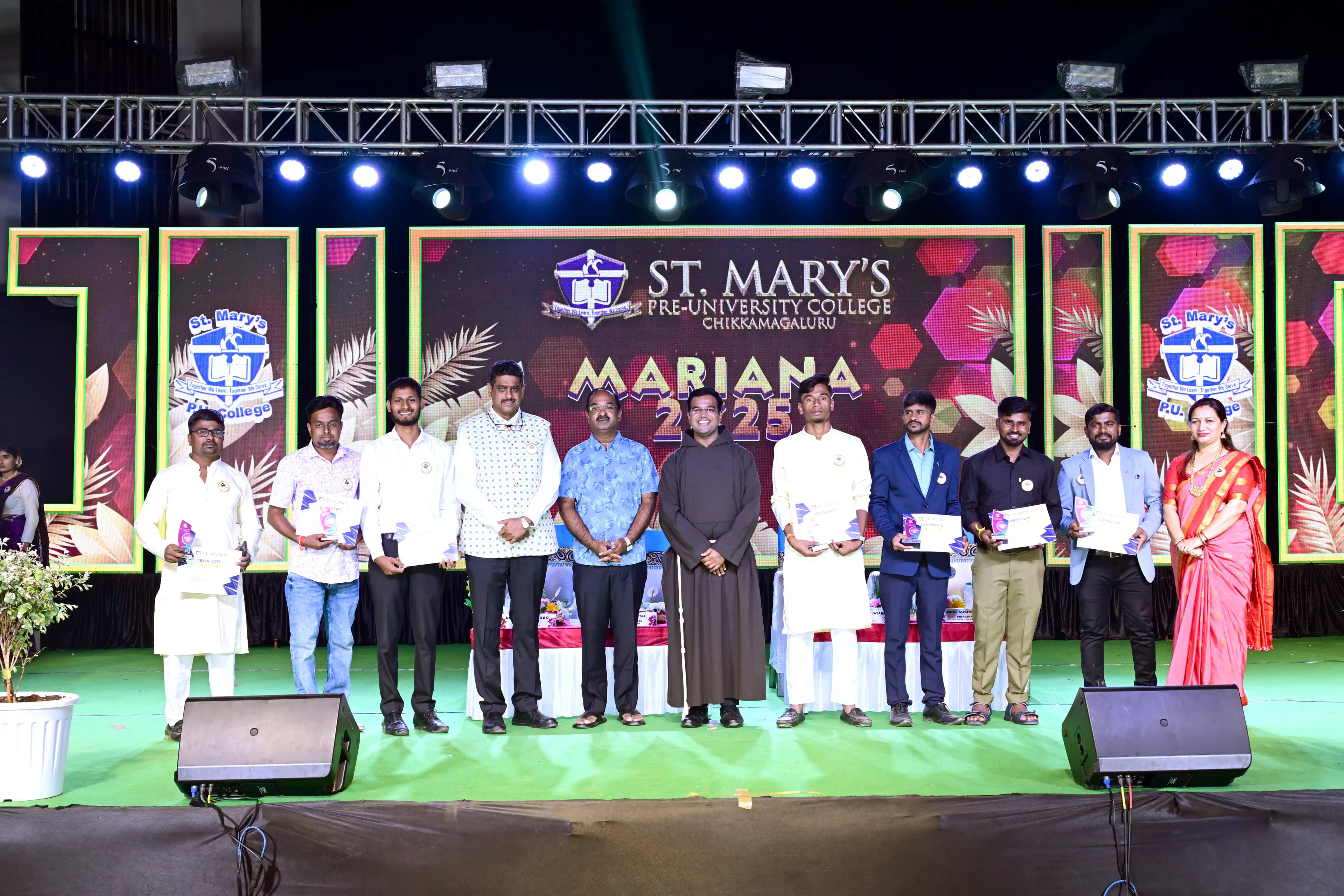 College Day award ceremony at St. Mary's PU College