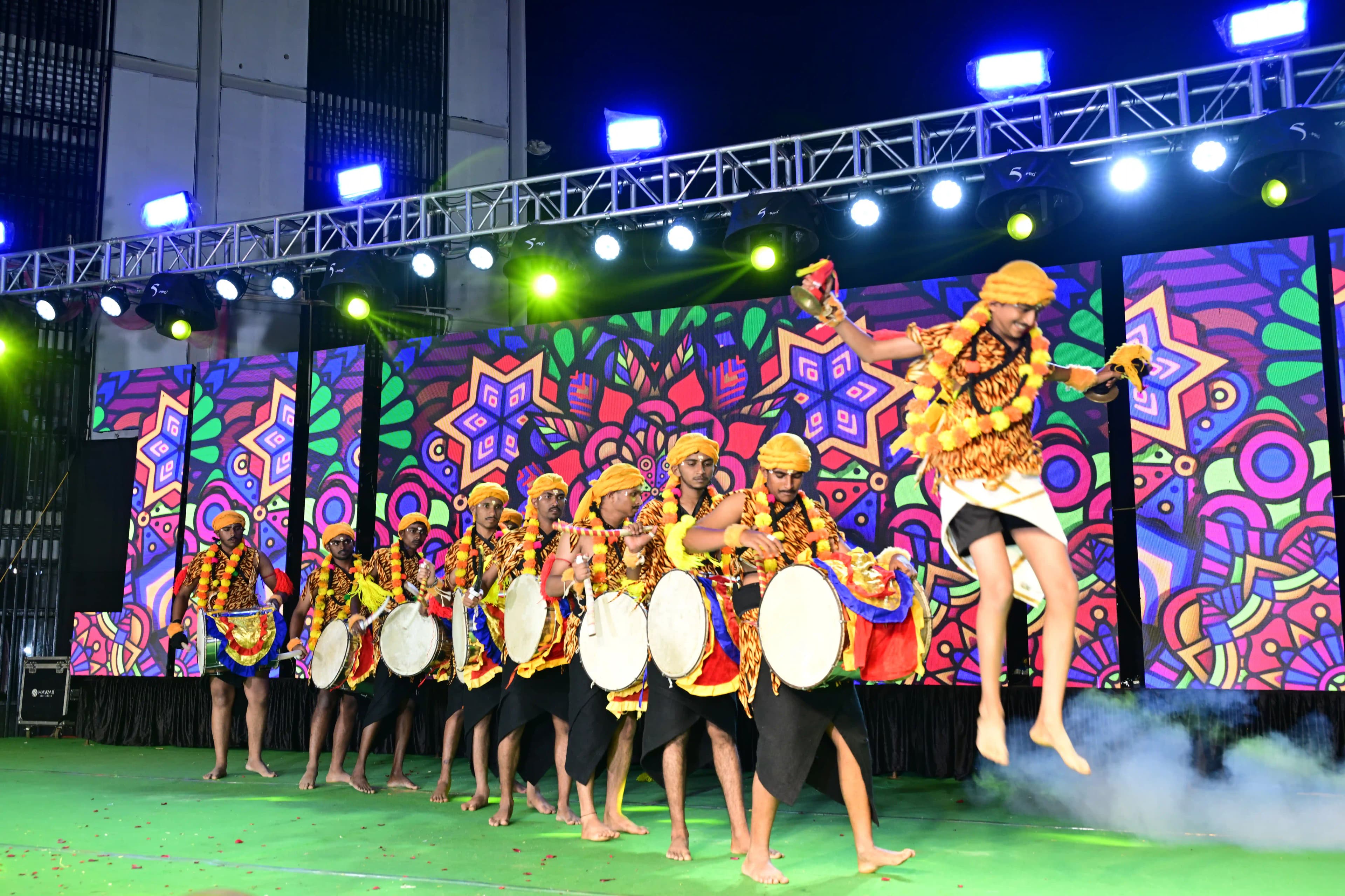 Folk dance performance at St. Mary's Mariana college fest