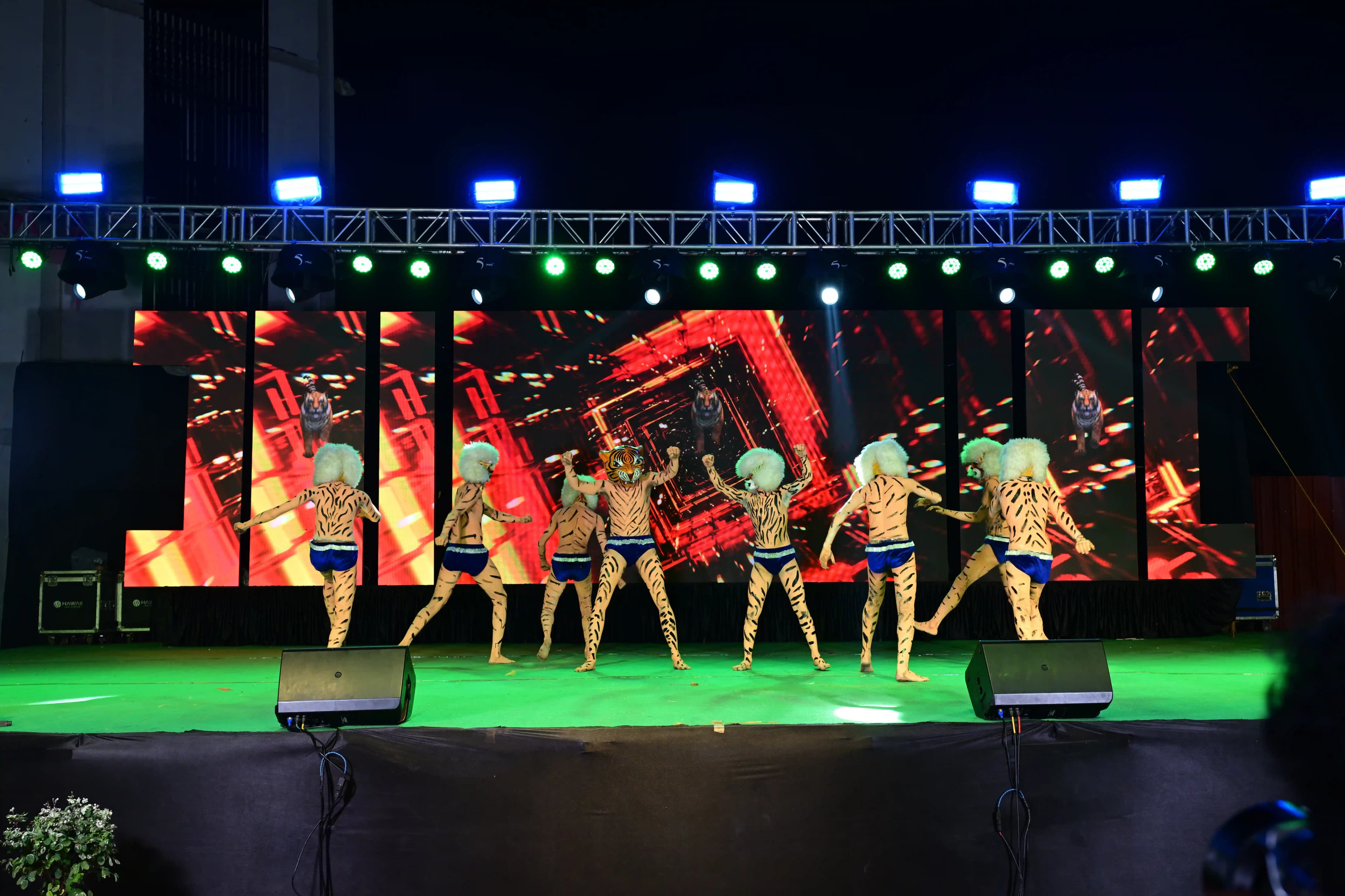 Stage performance at St. Mary's Mariana college fest