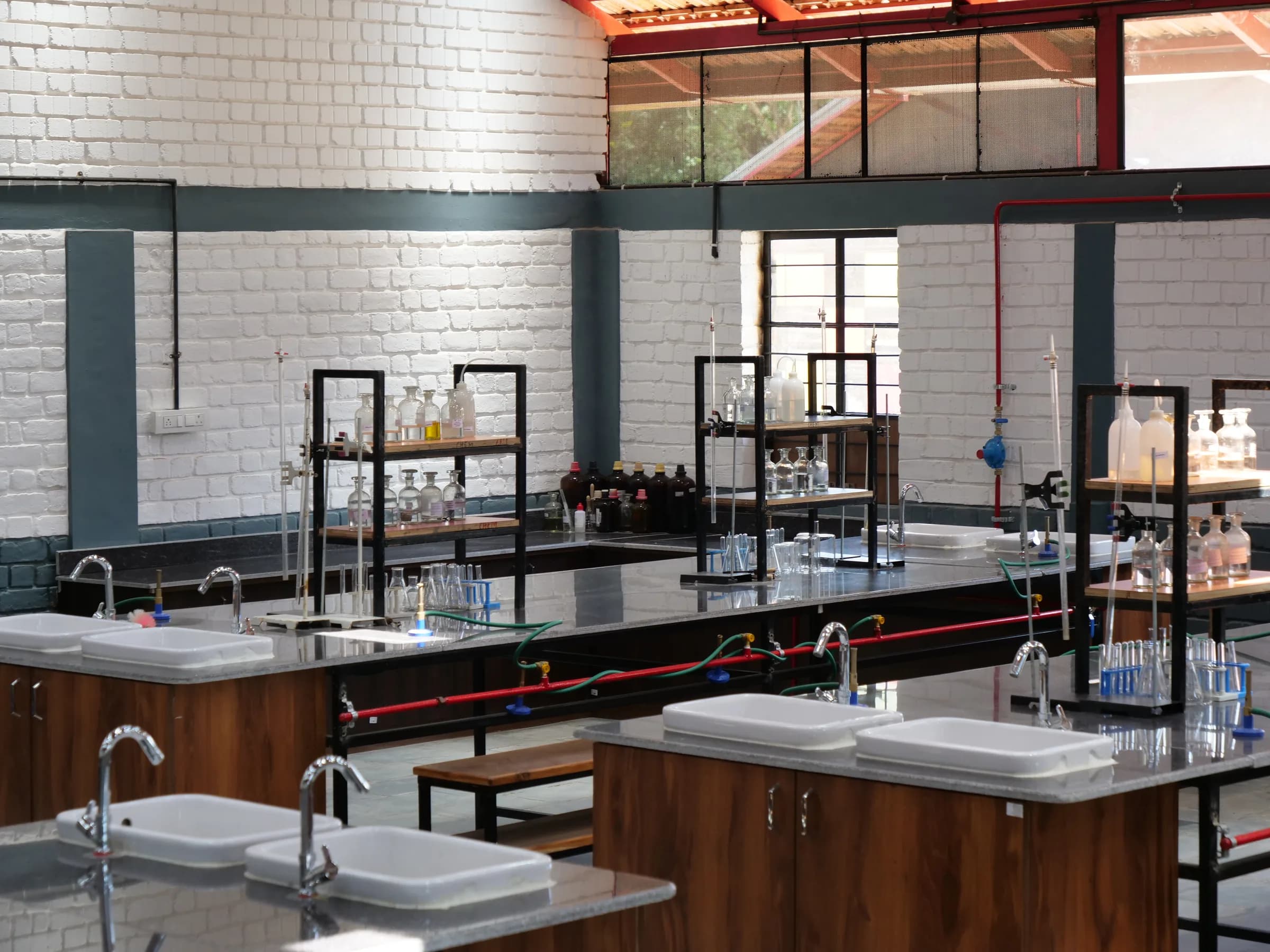 Chemistry laboratory at St. Mary's PU College