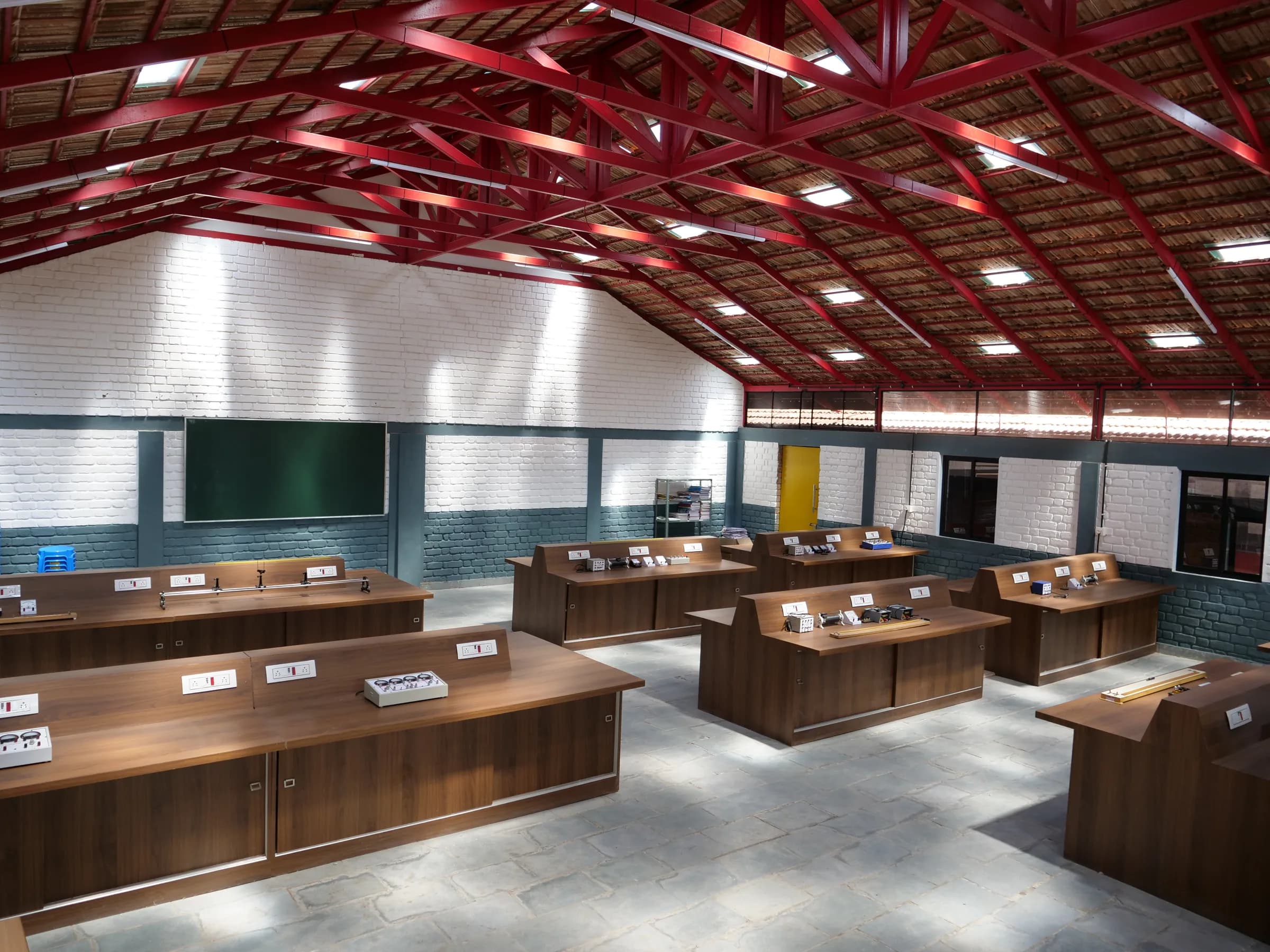 Physics laboratory at St. Mary's PU College