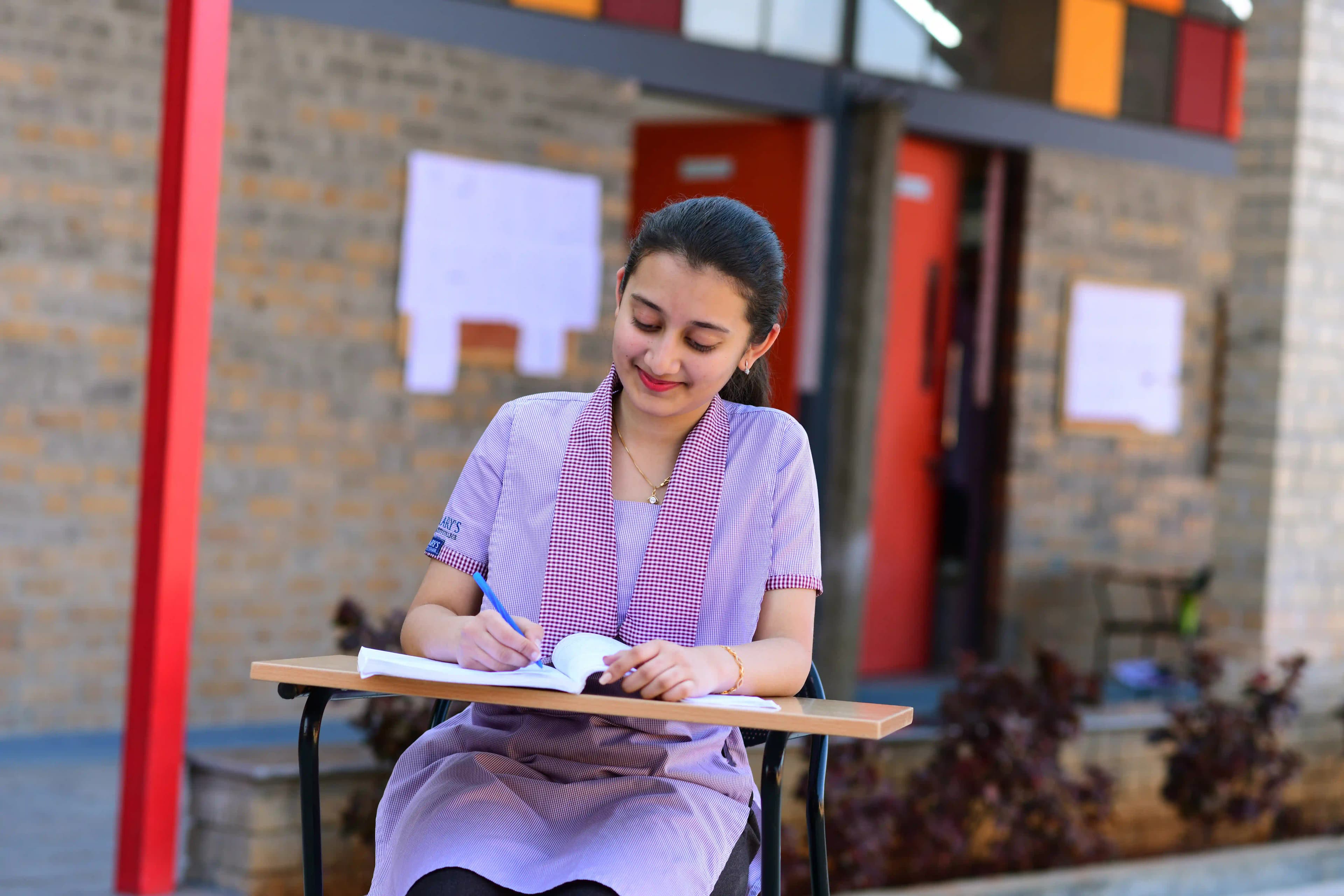 PUC admissions student at St. Mary's PU College